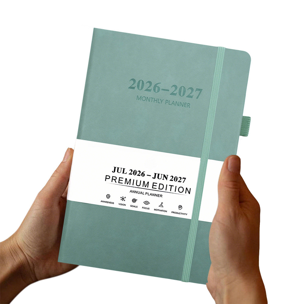 2026â€?027 Monthly Planner Calendar Blue