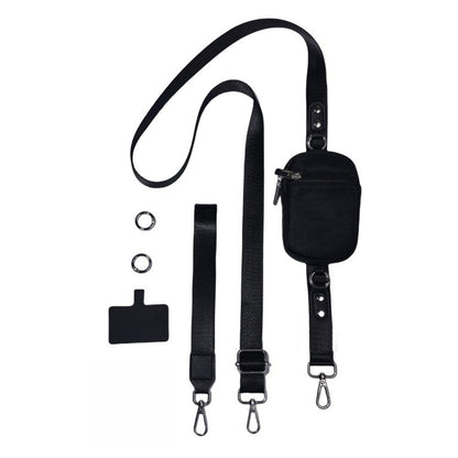 Multifunctional Clip and Go Strap with Wallet Pouch for Phone Crossbody Adjustable Strap