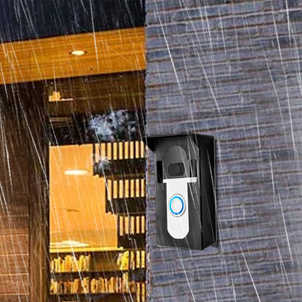 Adjustable Rotating Video Doorbell Mount with Rain Cover