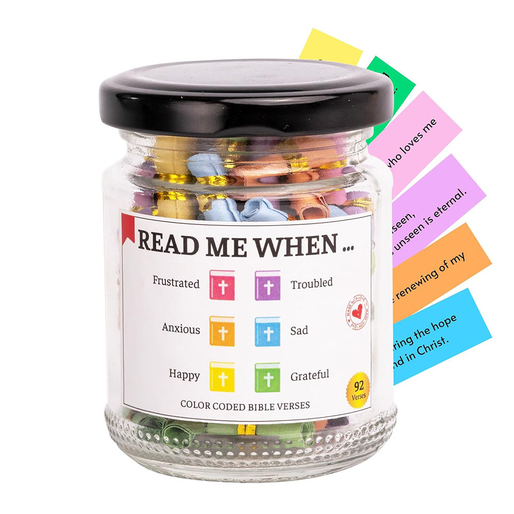 Bible Verse Jar Mothers Day for Mom Emotions and Feelings Encouragement Gift