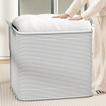 4Pcs Set Large Capacity Clothes Storage Bin Quilt Blanket Storage Organizer Home Organizer Container