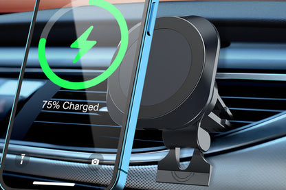 Magsecurity Compatible 15W  Wireless Car Charger Mount for iPhone