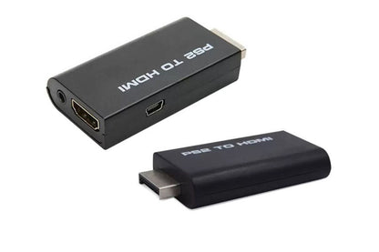 PS2 To HDMI Converter Adapter With USB Power Cable Supports All PS2 Display Mode