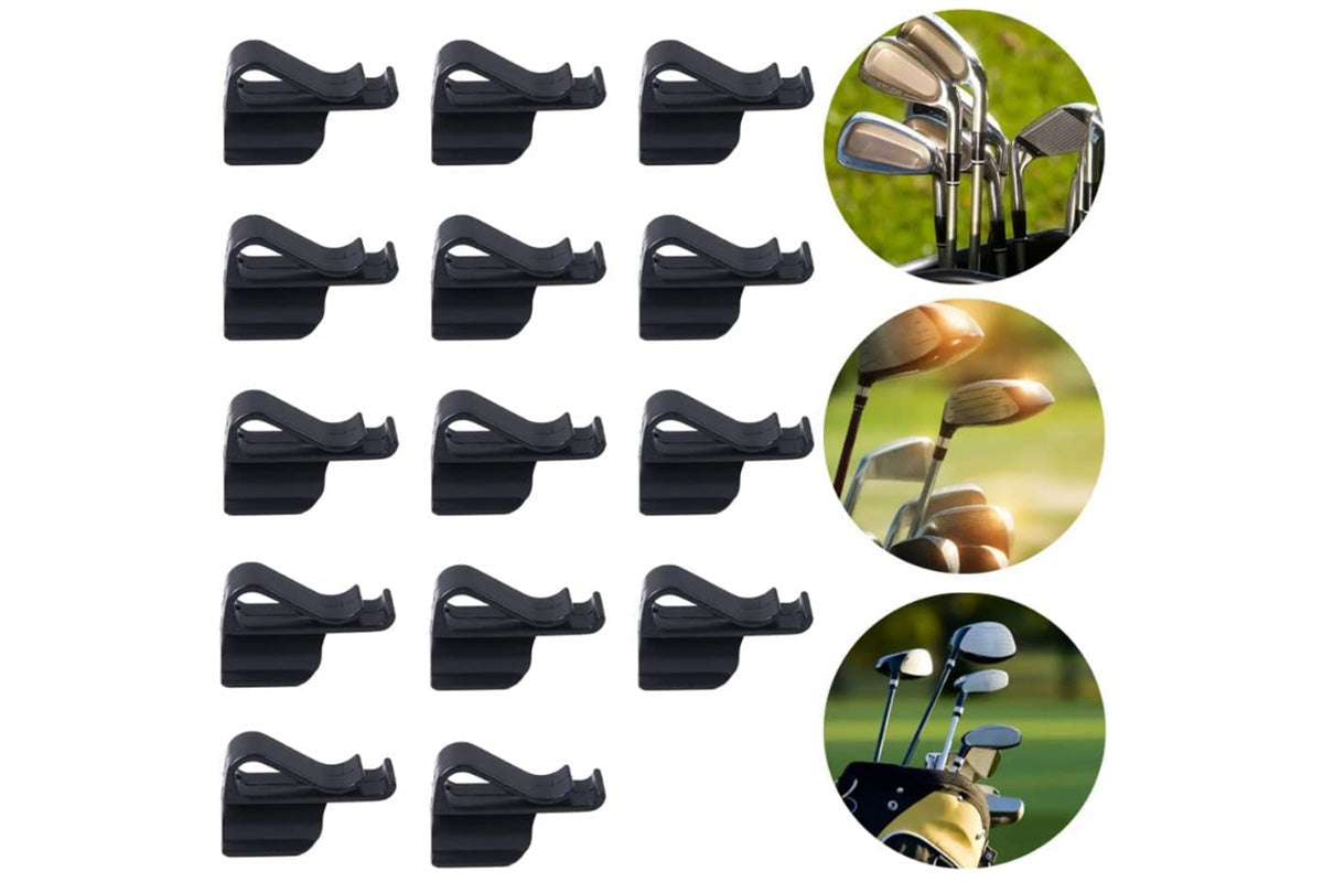 14Pcs Golf Putter Holders Golf Bag Clip On Putting Organizer Golf Equipment