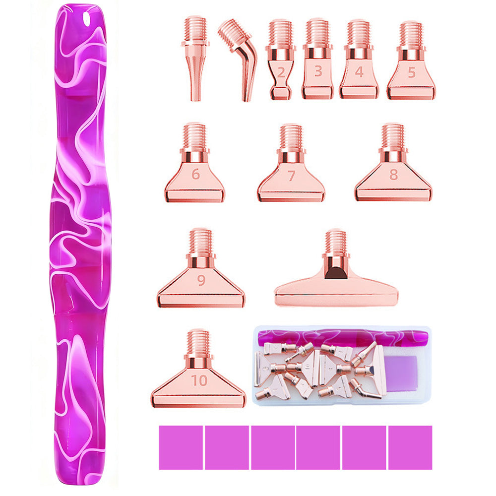 Diamond Painting Pen Kit DIY Craft Accessories Set for Teens and Adult Rose Gold
