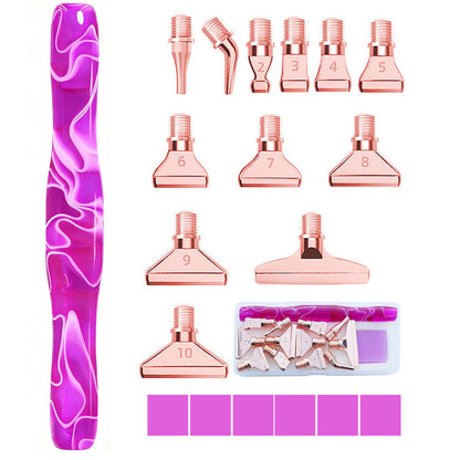 Diamond Painting Pen Kit DIY Craft Accessories Set for Teens and Adult Rose Gold