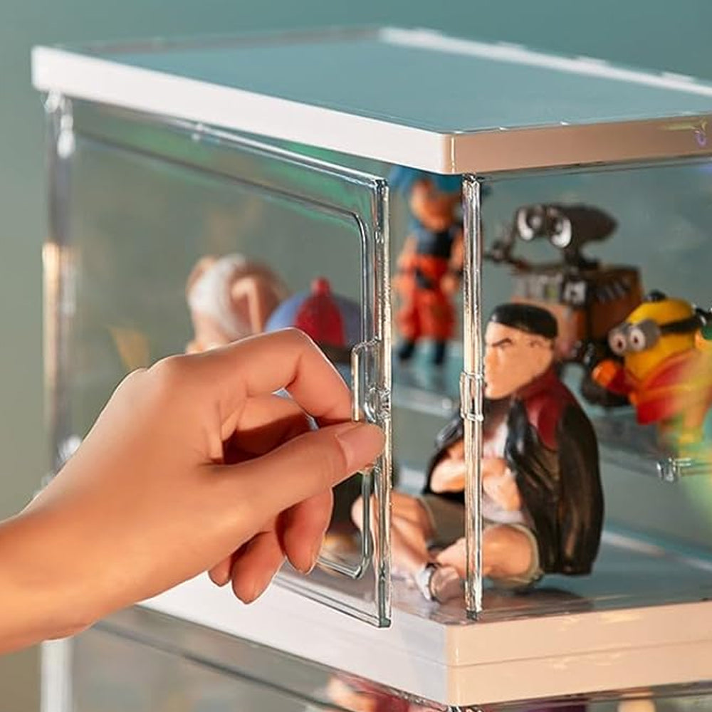 Transparent Desktop Storage Box Perfume Display Stand Cosmetics Dustproof Storage Case