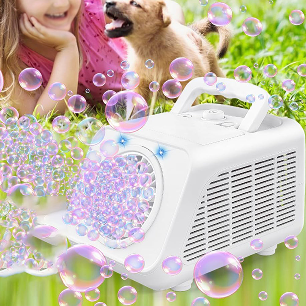 20 Hole Stage Bubble Machine for Parties - White