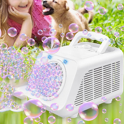20 Hole Stage Bubble Machine for Parties - White