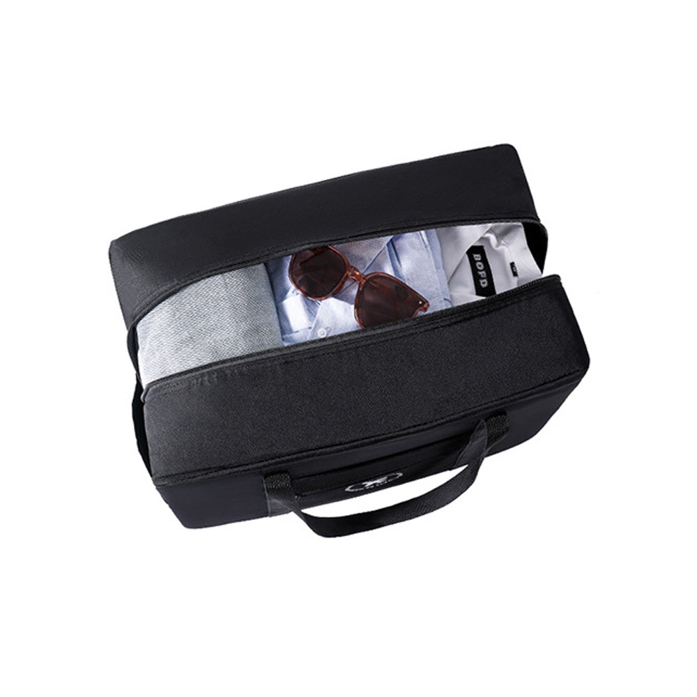Foldable Travel Bag Large Capacity Sports Shoulder Bag Trip Boarding Bag Black