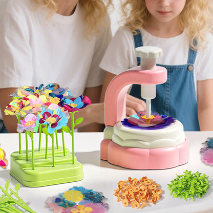 Fabric Flower Bouquets Toys DIY Craft Kits Toys For Kids Flowers Market Toy