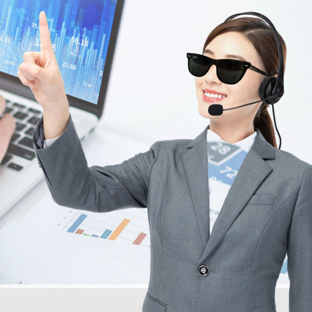 USB Wired Headset with Microphone 3.5mm Headset with Mic for Cell Phone Computer