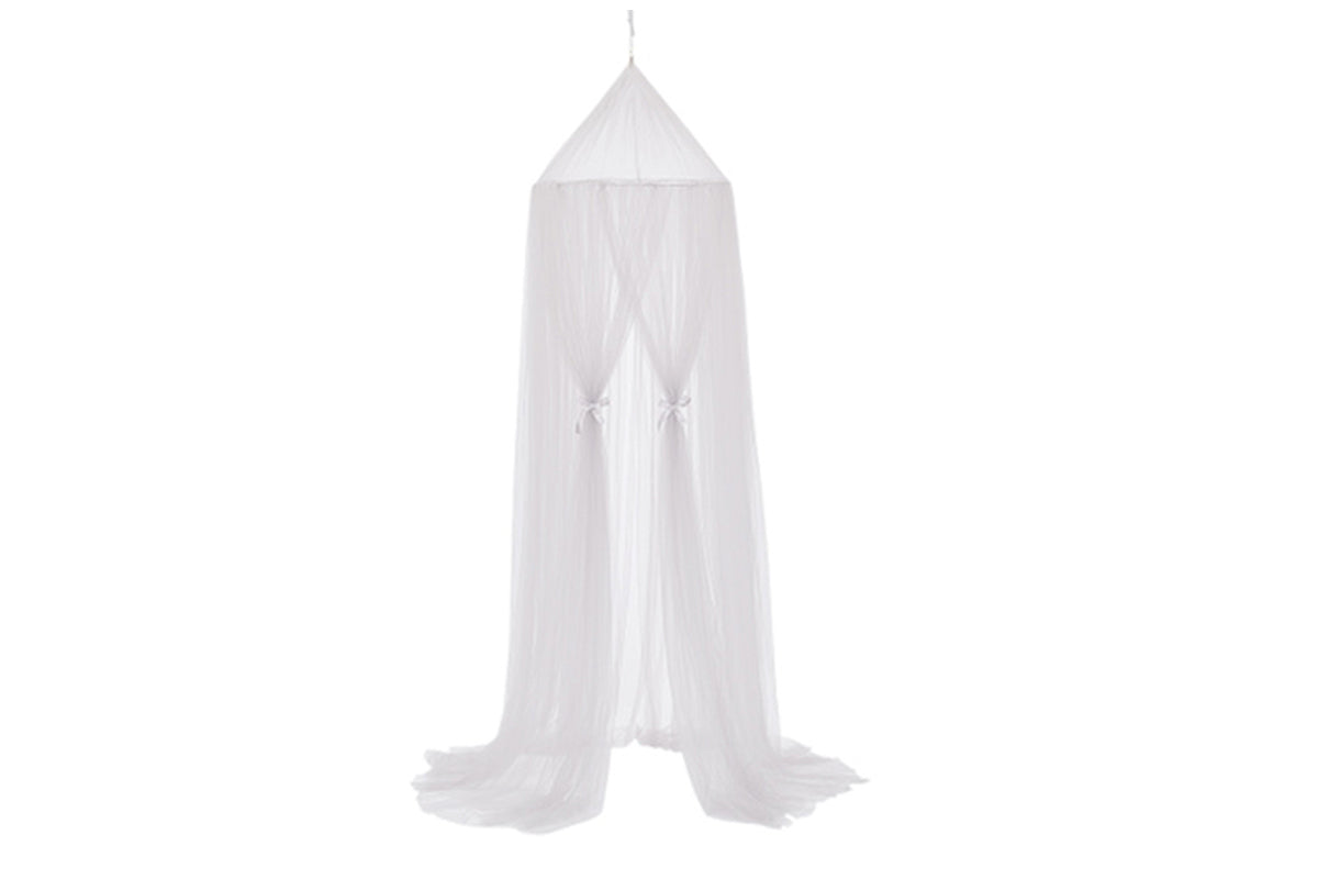 Dome Bed Mosquito Net Canopy for Single Adult Beds White