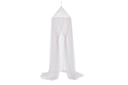Dome Bed Mosquito Net Canopy for Single Adult Beds White