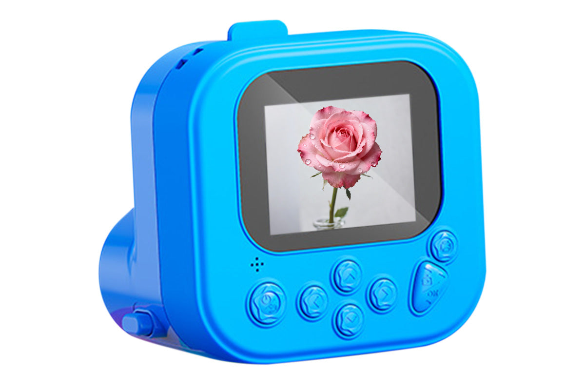 boy and girls DIY Instant Print Camera with 48MP Photo Printer-Blue