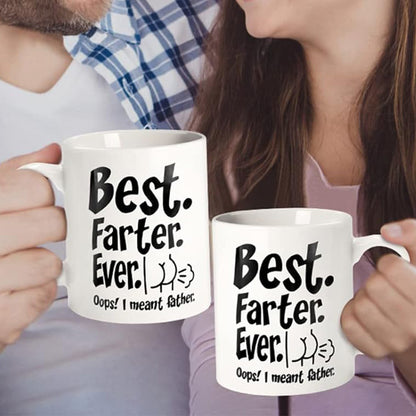 325ml Funny Coffee Mug with Handle Tea Cup-Black