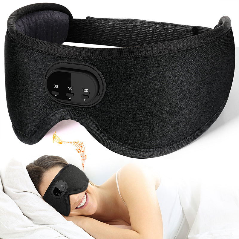 Sleep Mask Eye Mask White Noise Sleep Mask Wireless 5.2 Bluetooth Sleep Headphones