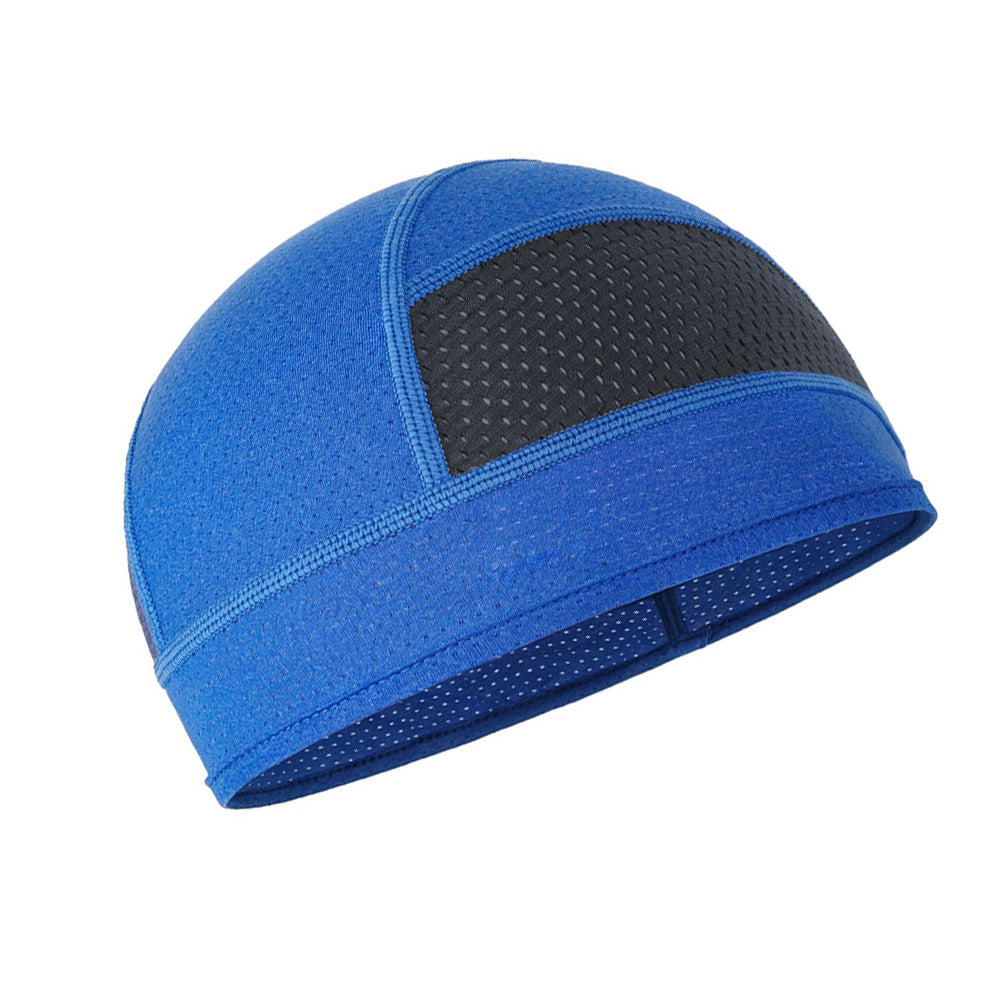 Skull Cap Helmet Liner ââ‚?Cycling & Motorcycle Cap for Under Helmet Use  Blue
