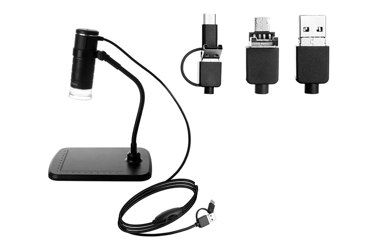 Digital Handheld Microscope 50 to 1000x Wireless Magnification Microscope Camera