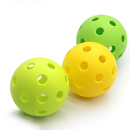 12 Pack Pickleball Balls Durable Hollow Perforated Pickle Balls for Outdoor Indoor Play