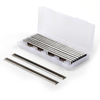 10 Pcs 65MN Steel Planer Blades 82 x 5.5 x 1.1 mm