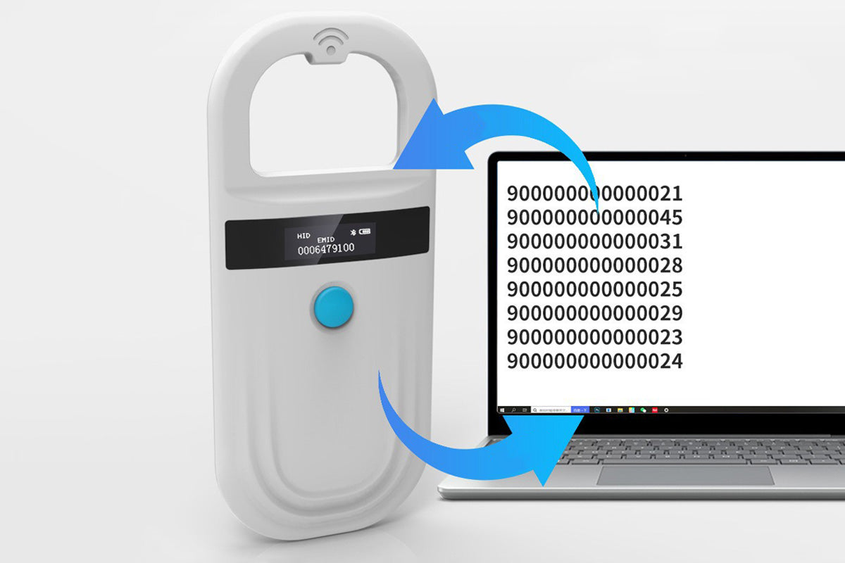 Display Pet Mini Chip Scanner