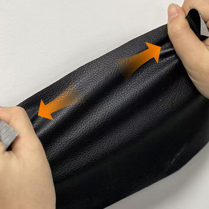 Self Adhesive Leather Repair Patch 50x500cm Vinyl Sofa Couch Car Seat Repair Tape-Black