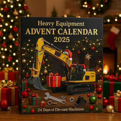 Engineering Vehicle Series Christmas Advent Calendar with 24 Daily Surprises