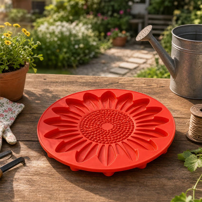 Concrete Molds Stepping Stone Mold for Garden Path - Sunflower