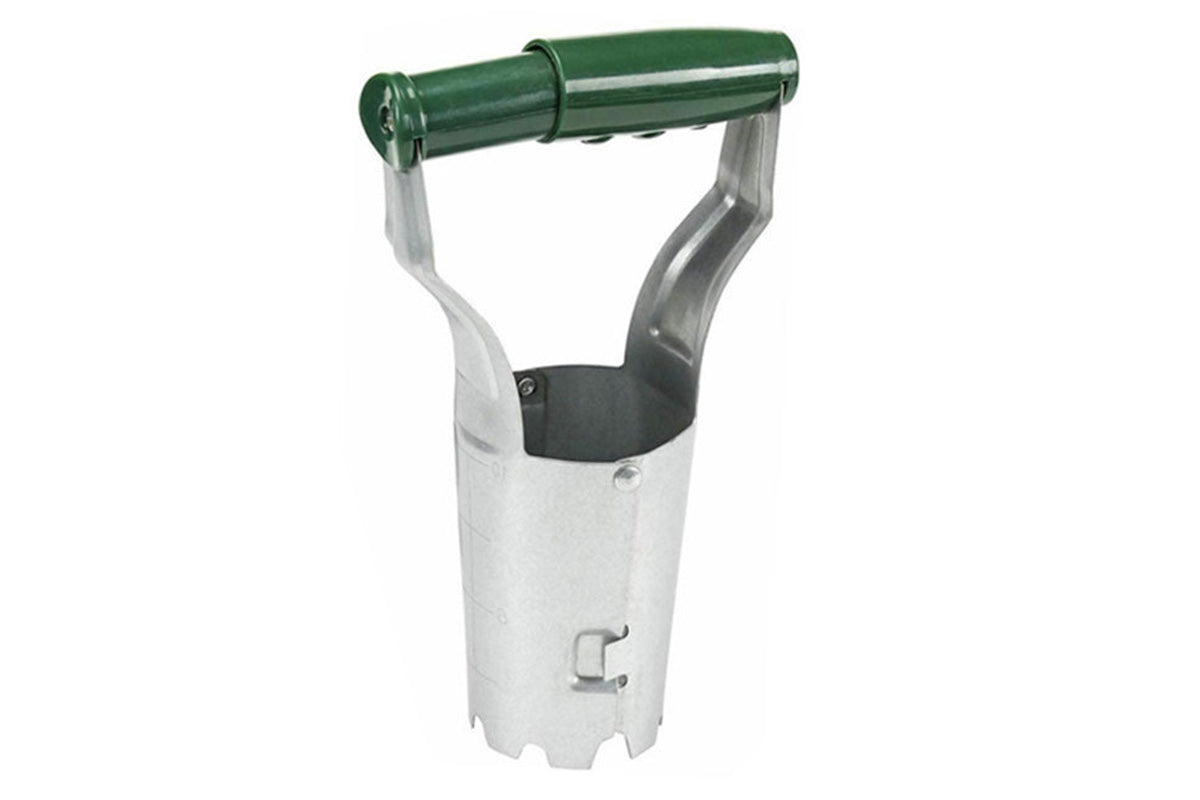 Garden Bulb Planter Tool with Depth Markers for Transplanting and Seedling Removal