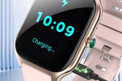 Smart Watch 2.01-Inch Fitness Watch with Heart Rate Sleep Monitor Blood Oxygen 123 Sports Modes Activity Tracker -Pink