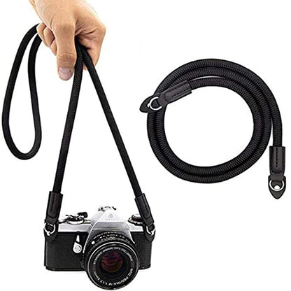 2Pcs Camera Shoulder Neck Strap for Sony Canon Nikon DSLR and Mirrorless Cameras-Black