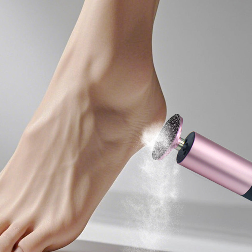 9-Speed Adjustable Electric Foot Callus Remover Digital Display Rechargeable Foot Sander Pedicure Tools with Sandpaper Disks Pink