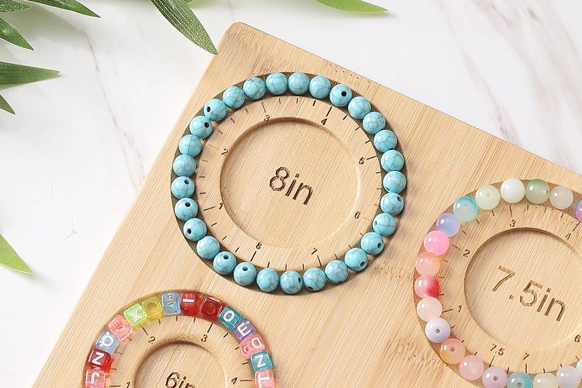 Compact Beading Mat Wood Bead Board for DIY Craft Jewelry Making Beading Tray