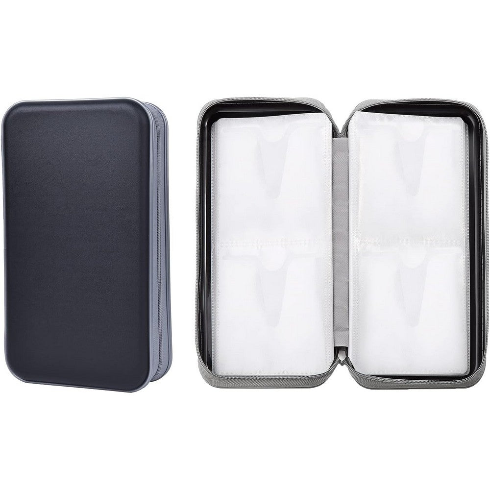 Portable 96 Capacity DVD CD Holder Case - Black