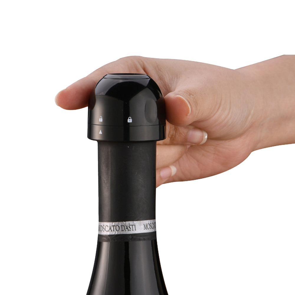 4Pcs Set Wine and Champagne Stopper Leakproof  Bottle Sealer Cap