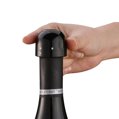 4Pcs Set Wine and Champagne Stopper Leakproof  Bottle Sealer Cap