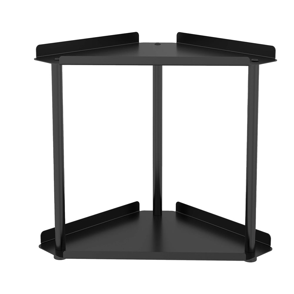 2-Tier Storage Rack ââ‚?Perfume & Skincare Organizer for Home Black