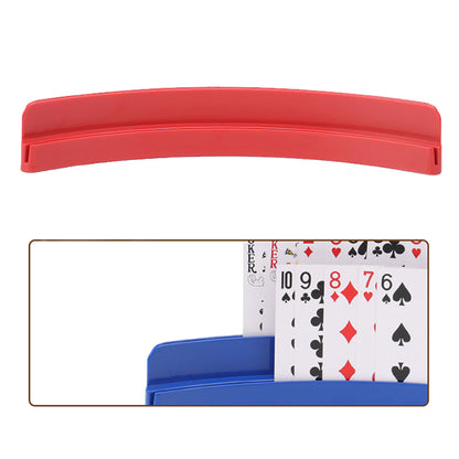 4 Pack Double Layer Playing Card Holders with Curved Grip
