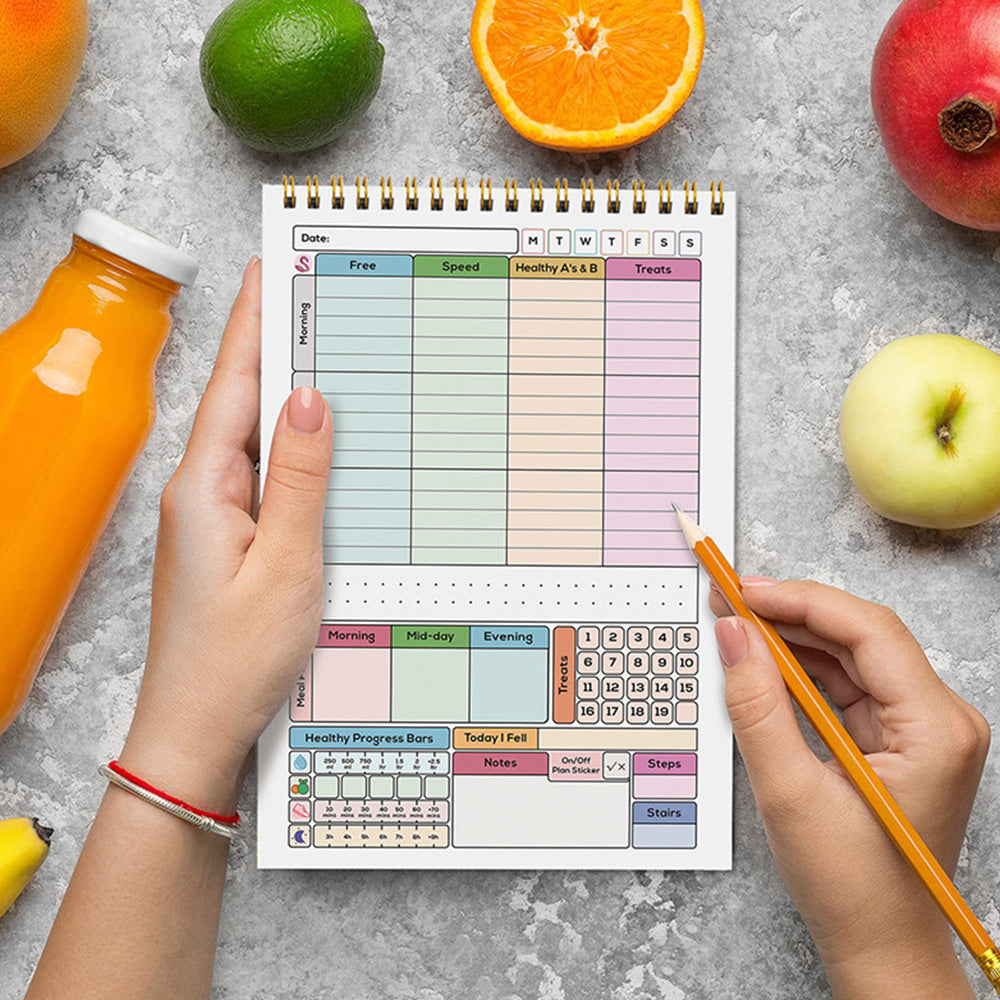 A5 Calorie Tracker Journal Food Diary Meal Log Book