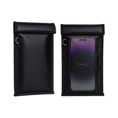 Set of 4 Pcs RFID Blocking Faraday Bags Fireproof Water Resistant Pouch for Laptops Tablets Car Keys