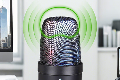 USB Condenser Microphone Plug and Play Gaming Microphone for Computer
