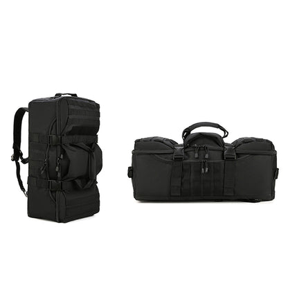 60L Military Tactical Backpack Trekking Rucksack Travel Sports Duffle Bag Black