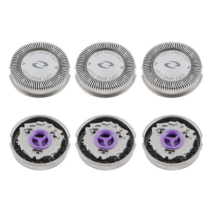 3 Pcs Replacement Shaver Head Blades Compatible With Philips HQ56 Series