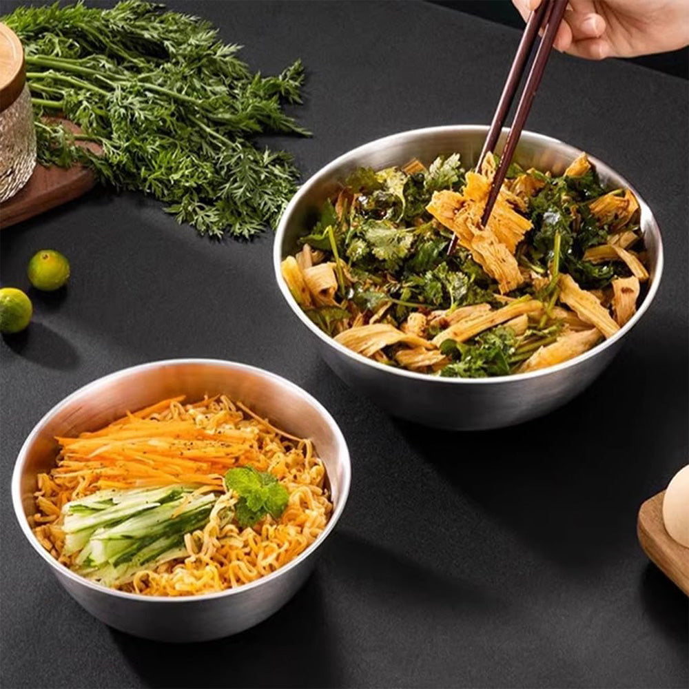 5PCS Stainless Steel Mixing Bowls Set for Kitchen Baking and Meal Prep