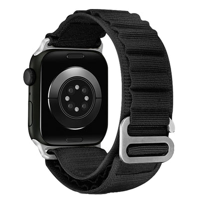Alpine Loop Watch Band Strap Compatible Sport Soft Watch Band  with Apple iWatch-Black