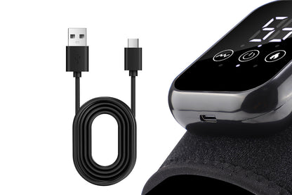 2Pcs Knee Massager with Heat Vibration Electric Heated Knee Brace with 3 Levels