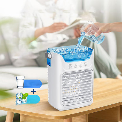 4 in 1 LED Evaporative Air Conditioner Desk Fan Cooler