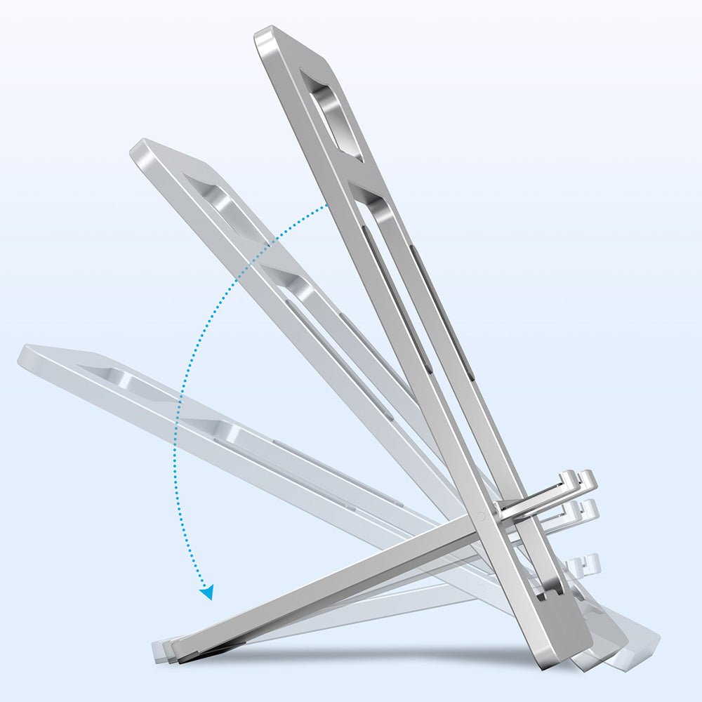 Foldable Aluminum Cell Phone Stand Portable Adjustable Holder for Desk and Travel