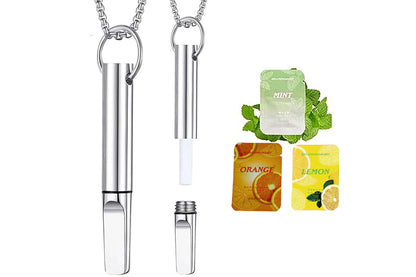 Breathing Necklace with 3 Flavoured Filters - Black
